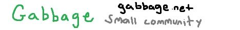 Gabbage banner Gabbage Minecraft server banner