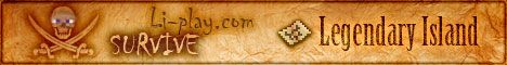 Legendary Island banner Legendary Island Minecraft server banner
