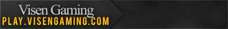 Visen Gaming banner Visen Gaming Minecraft server banner
