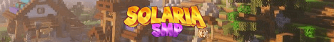 SolariaSMP banner SolariaSMP Minecraft server banner