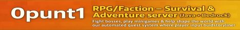 0Punt1 banner 0Punt1 Minecraft server banner