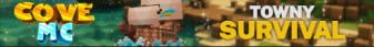 CoveMC banner CoveMC Minecraft server banner