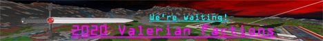 Valerian Factions banner Valerian Factions Minecraft server banner