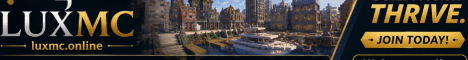 luxmc.online banner luxmc.online Minecraft server banner