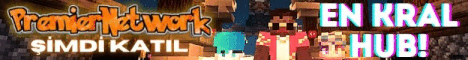 PremierNetwork HUB banner PremierNetwork HUB Minecraft server banner
