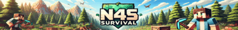 N4S Survival banner N4S Survival Minecraft server banner