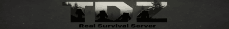 TDZ Real Survival Server banner TDZ Real Survival Server Minecraft server banner