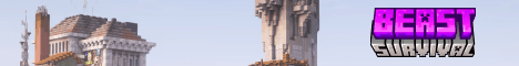 Beast Survival banner Beast Survival Minecraft server banner