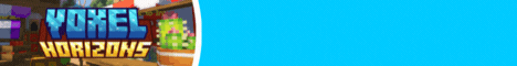 Voxel Horizons banner Voxel Horizons Minecraft server banner