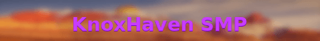 KnoxHaven SMP banner KnoxHaven SMP Minecraft server banner