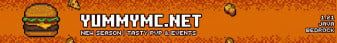 YummyMC banner YummyMC Minecraft server banner