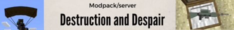 Destruction and Despair banner Destruction and Despair Minecraft server banner