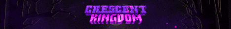 Crescent Kingdom banner Crescent Kingdom Minecraft server banner