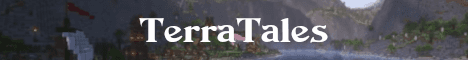 TerraTales banner TerraTales Minecraft server banner