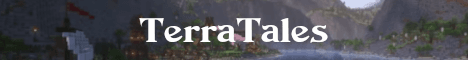 TerraTales banner TerraTales Minecraft server banner