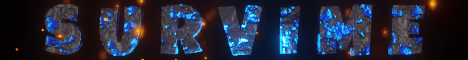 Survime banner Survime Minecraft server banner