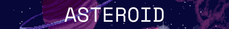 Asteroid Minecraft banner Asteroid Minecraft Minecraft server banner