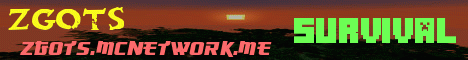 Zgots Minecraft Server banner Zgots Minecraft Server Minecraft server banner