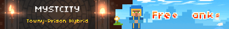 Mystcity banner Mystcity Minecraft server banner