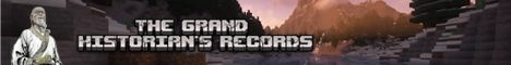 The Grand Historians Records banner The Grand Historians Records Minecraft server banner