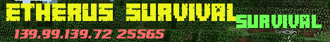 Etherus Survival - LandClaims - Economy banner Etherus Survival - LandClaims - Economy Minecraft server banner