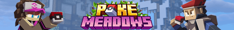 Poke Meadows banner Poke Meadows Minecraft server banner