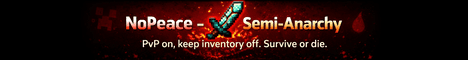 NoPeace banner NoPeace Minecraft server banner