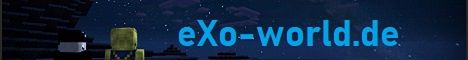 eXo World banner eXo World Minecraft server banner