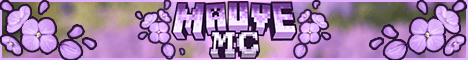 MauveMC banner MauveMC Minecraft server banner