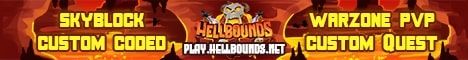 Hellbounds banner Hellbounds Minecraft server banner