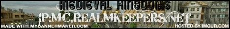 RealmKeepers banner RealmKeepers Minecraft server banner