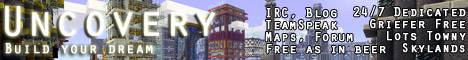 uncovery minecraft banner uncovery minecraft Minecraft server banner