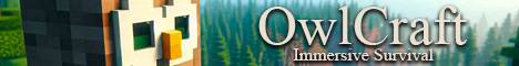 OwlCraft Survival banner OwlCraft Survival Minecraft server banner