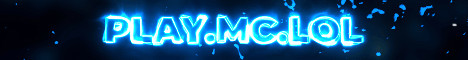MC.LOL banner MC.LOL Minecraft server banner