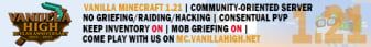 Vanilla High banner Vanilla High Minecraft server banner