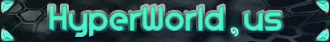 HyperWorld banner HyperWorld Minecraft server banner