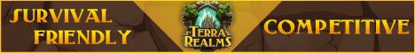 TerraRealms banner TerraRealms Minecraft server banner