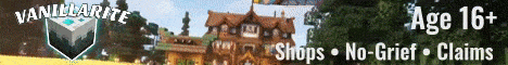 Vanillarite banner Vanillarite Minecraft server banner