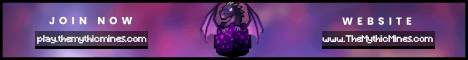 The Mythic Mines banner The Mythic Mines Minecraft server banner
