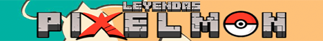 Pixelmon Leyendas banner Pixelmon Leyendas Minecraft server banner