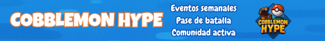 Cobblemon Hype banner Cobblemon Hype Minecraft server banner