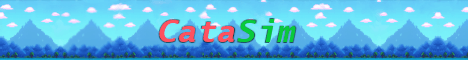 CataSim banner CataSim Minecraft server banner