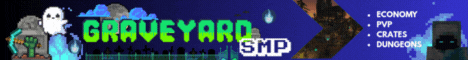 Graveyard SMP banner Graveyard SMP Minecraft server banner