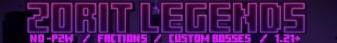 Zorit Legends banner Zorit Legends Minecraft server banner