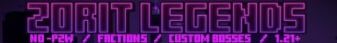 Zorit Legends banner Zorit Legends Minecraft server banner