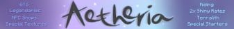 Aetheria: Cobblemon banner Aetheria: Cobblemon Minecraft server banner
