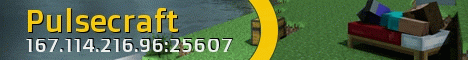 Pulscraft - Vanilla SMP banner Pulscraft - Vanilla SMP Minecraft server banner
