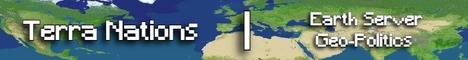 TerraNations banner TerraNations Minecraft server banner
