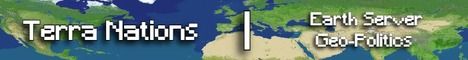 TerraNations banner TerraNations Minecraft server banner