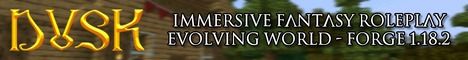 DUSK banner DUSK Minecraft server banner